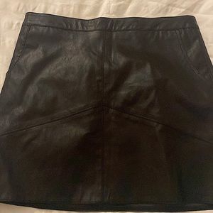 Leather skirt
